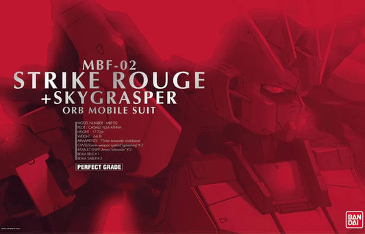 Gundam - PG 1/60 - Mobile Suit Gundam Seed Destiny - MBF-02 Strike Rouge + FX-550 Skygrasper - Model Kit