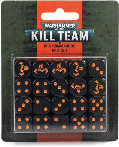 Warhammer 40k - Kill Team - Ork Kommandos Dice