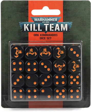 Warhammer 40k - Kill Team - Ork Kommandos Dice