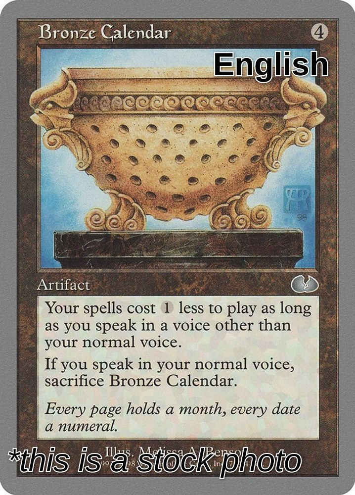 Bronze Calendar