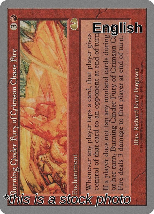 Burning Cinder Fury of Crimson Chaos Fire