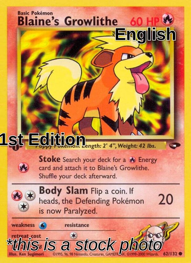 Blaine's Growlithe