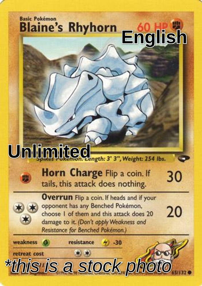 Blaine's Rhyhorn