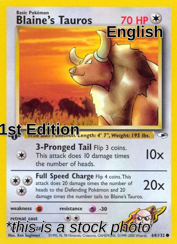 Blaine's Tauros