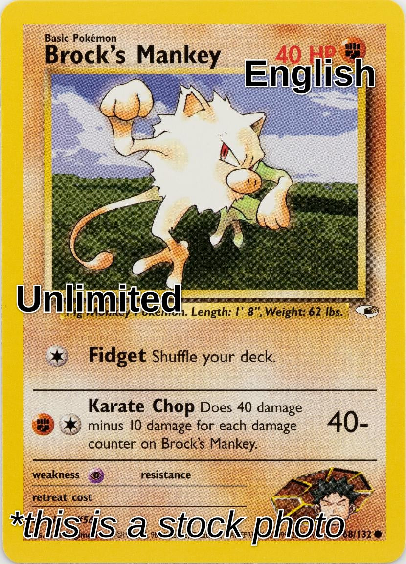 Brock's Mankey (68)