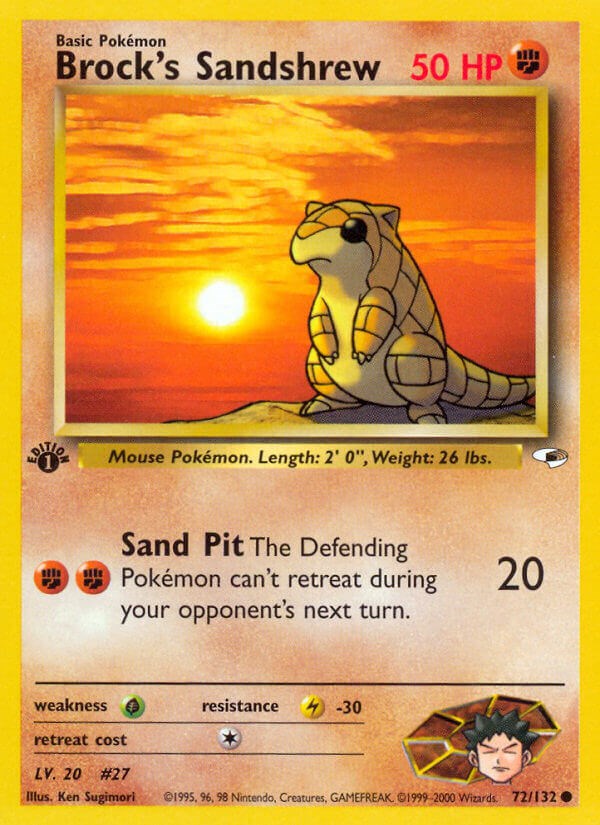 Brock's Sandshrew (72)
