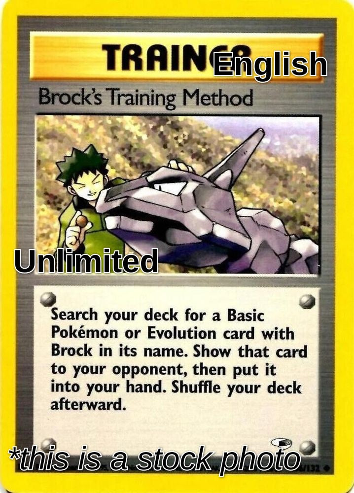 Brock's Training Method