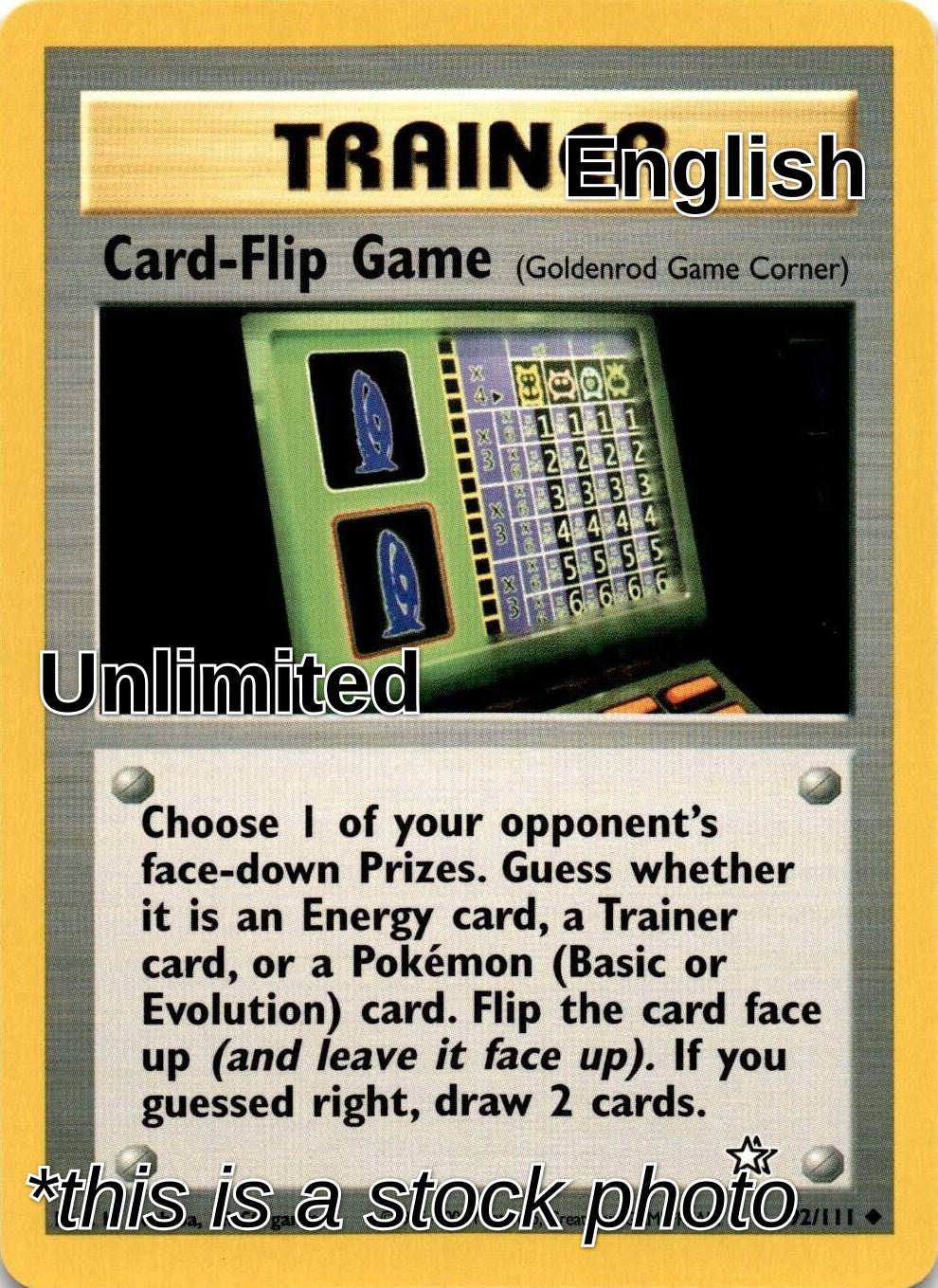 Card-Flip Game (Goldenrod Game Corner)