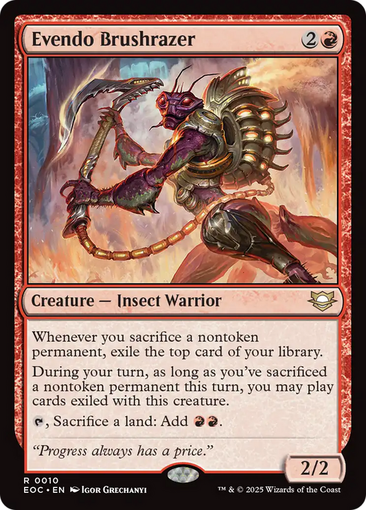 Evendo Brushrazer [Edge of Eternities Commander]