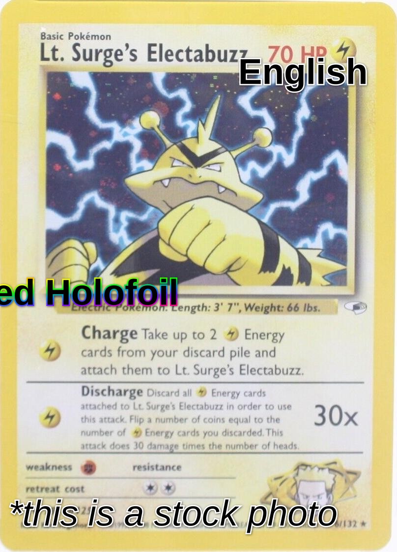 Lt. Surge's Electabuzz (6)