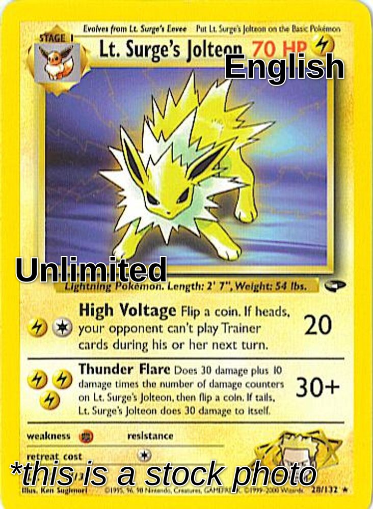 Lt. Surge's Jolteon