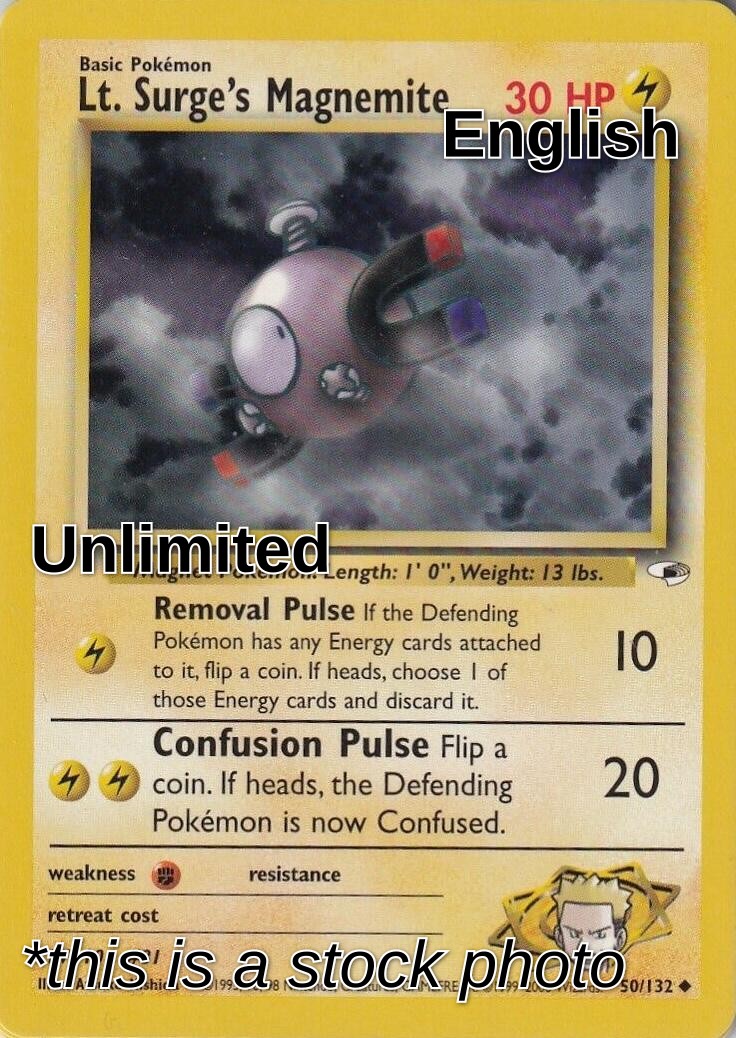 Lt. Surge's Magnemite (50)