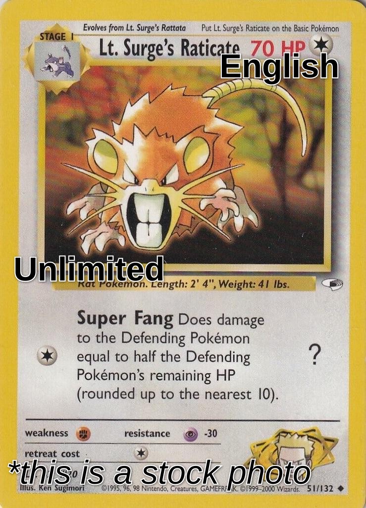 Lt. Surge's Raticate