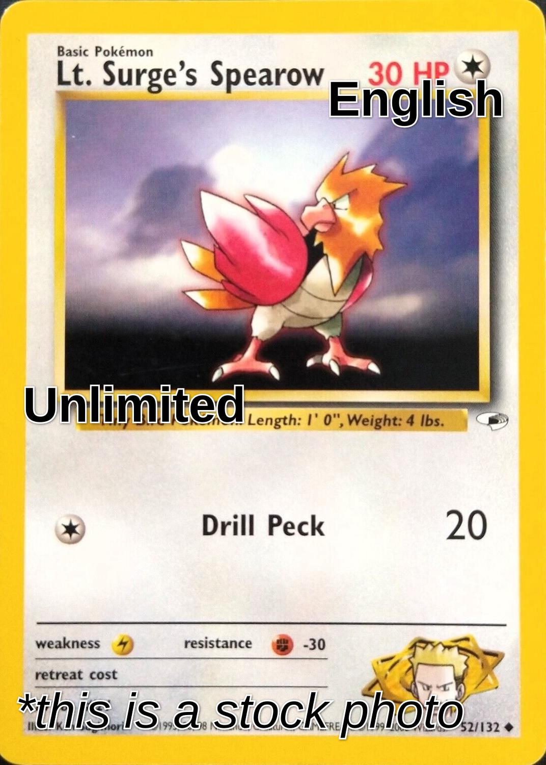 Lt. Surge's Spearow (52)