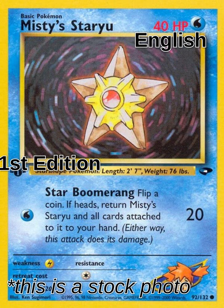 Misty's Staryu