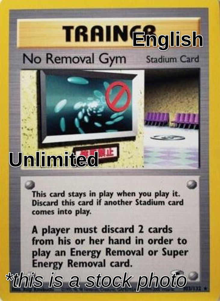 No Removal Gym