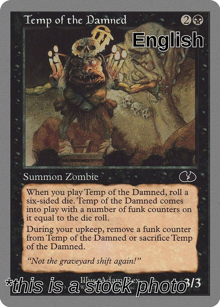 Temp of the Damned