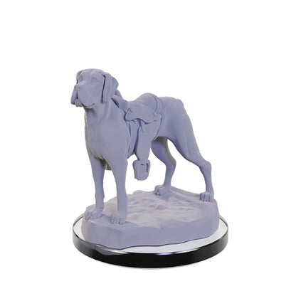 WizKids Deep Cuts Unpainted Miniatures: Dog Companions