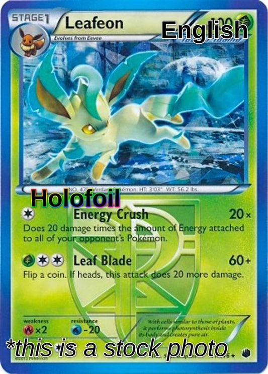 Leafeon - 11/116 (BW Plasma Freeze)