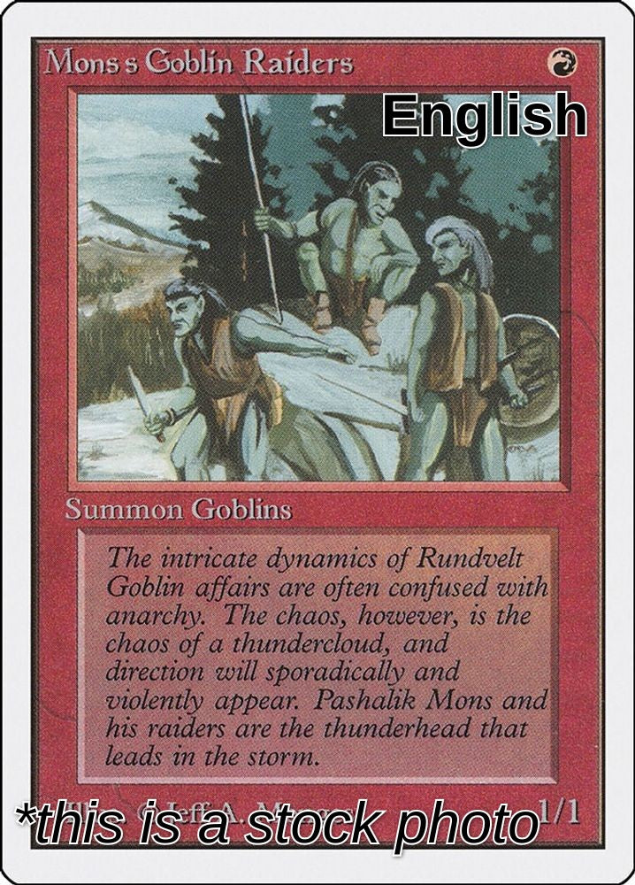 Mons's Goblin Raiders