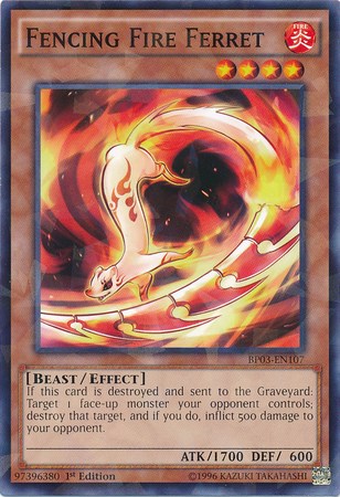 Fencing Fire Ferret (Shatterfoil)