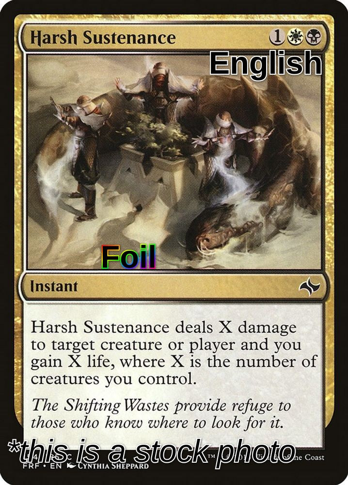 Harsh Sustenance