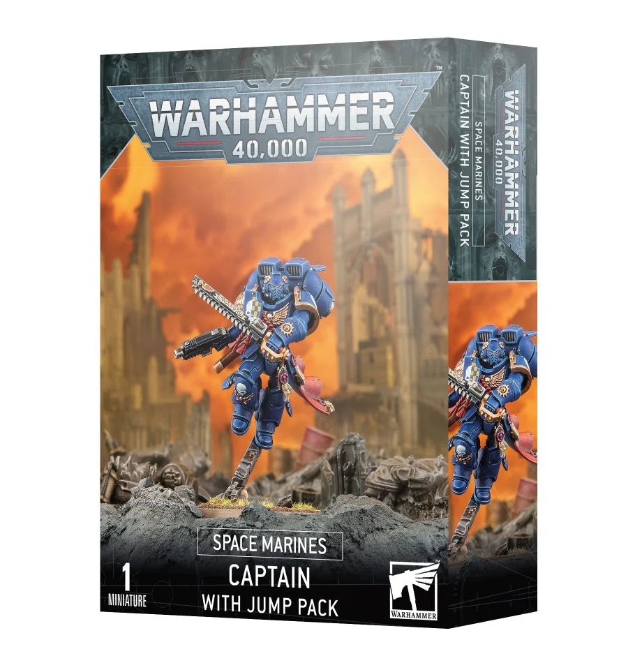 Warhammer: 40k - Space Marines - Captain with Jump Pack