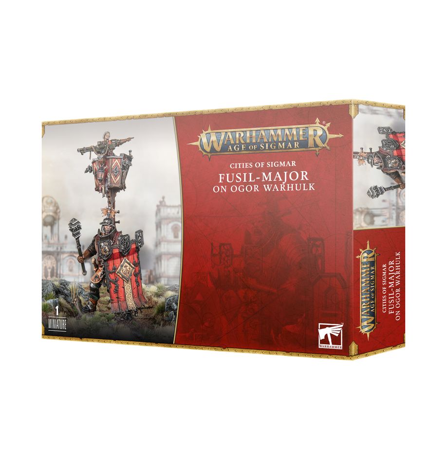 Warhammer: Age of Sigmar - Cities of Sigmar - Fusil-Major on Ogor Warhulk