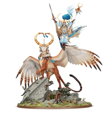 Warhammer: Age of Sigmar - Lumineth Realm Lords - Archmage Teclis and Celennar, Spirit of Hysh