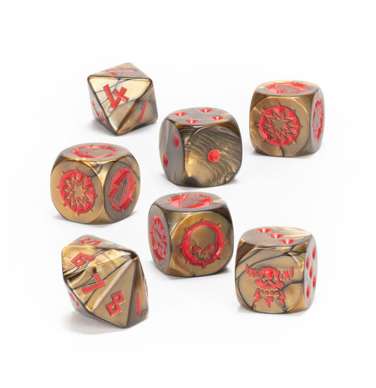 Blood Bowl: Chaos Dwarf Team Dice Set
