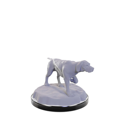 WizKids Deep Cuts Unpainted Miniatures: Dog Companions