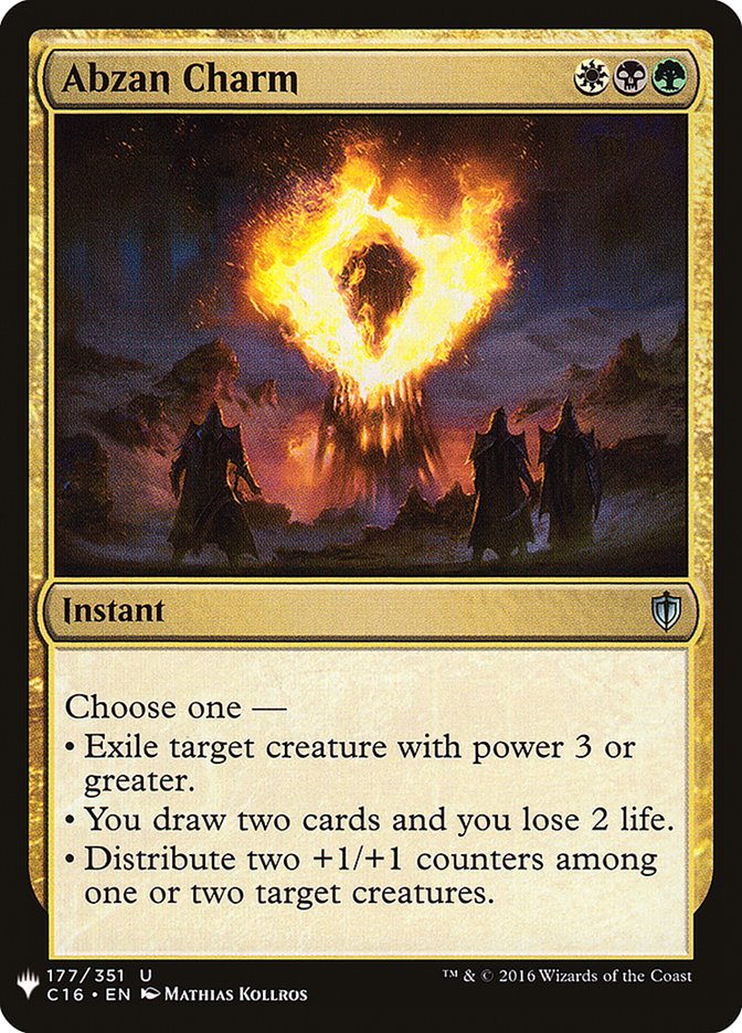 Abzan Charm [Mystery Booster]