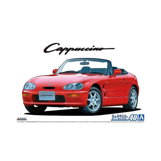 Aoshima: 1/24 Suzuki EA11R Cappuccino 1991 Scale Model Kit #40