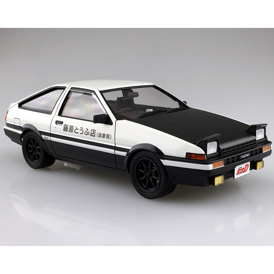 Aoshima: Initial D - Takumi Fujiwara's AE86 Trueno (Project D Ver.) 1/24 Scale Model Kit