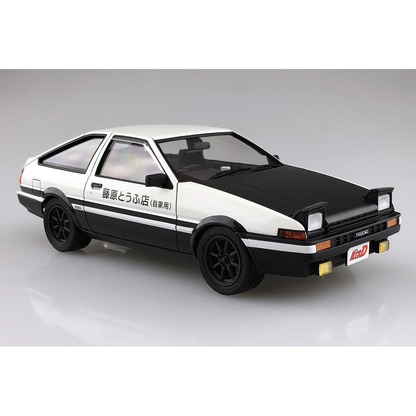 Aoshima: 1/24 Initial D - Takumi Fujiwara AE86 Trueno Comics Vol. 37 Scale Model Kit