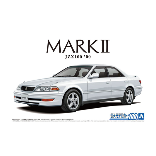 Aoshima: 1/24 TOYOTA JZX100 MARKII TOURER V '00 Scale Model Kit #100