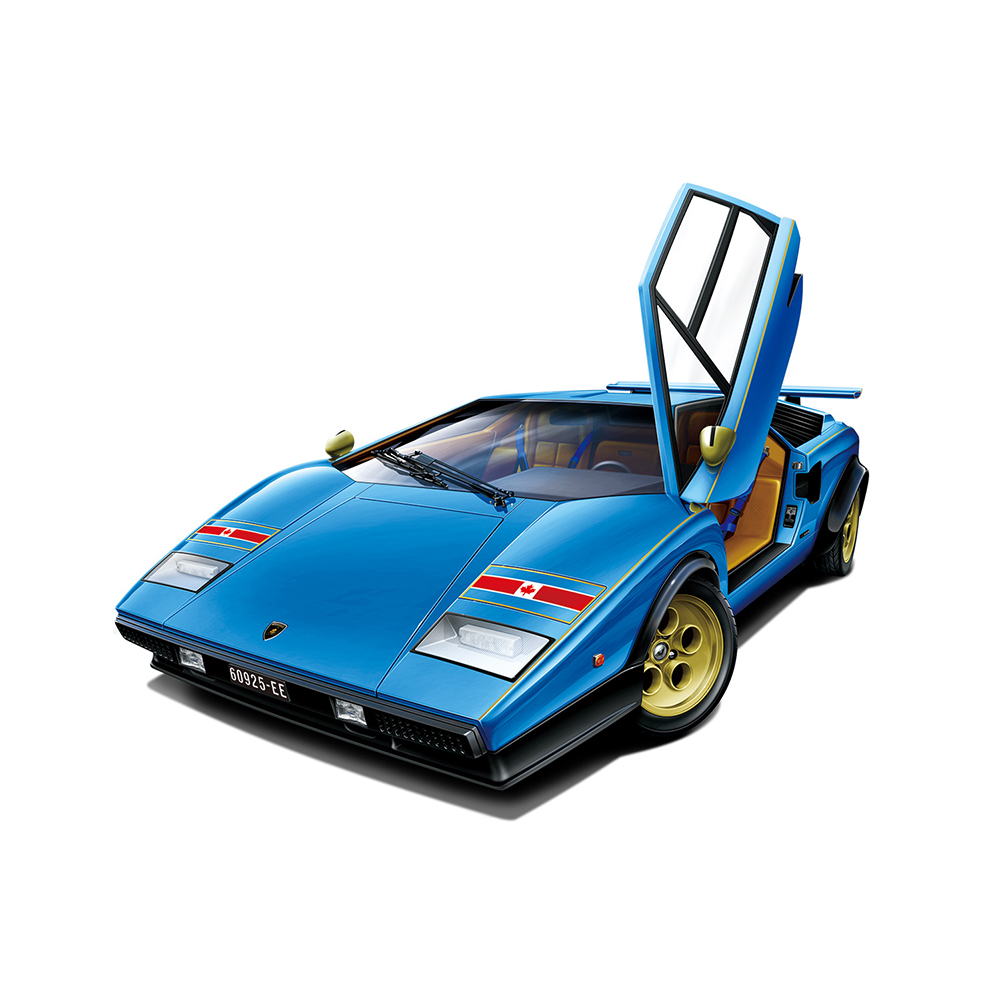 Aoshima: 1/24 '76 WOLF Countach Version 2 Scale Model Kit