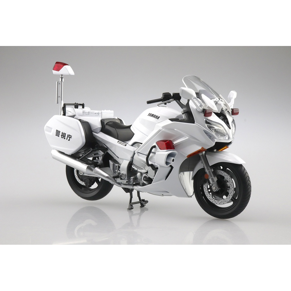 Aoshima: 1/12 Scale Yamaha FJR1300P Police Die-Cast Motorcycle