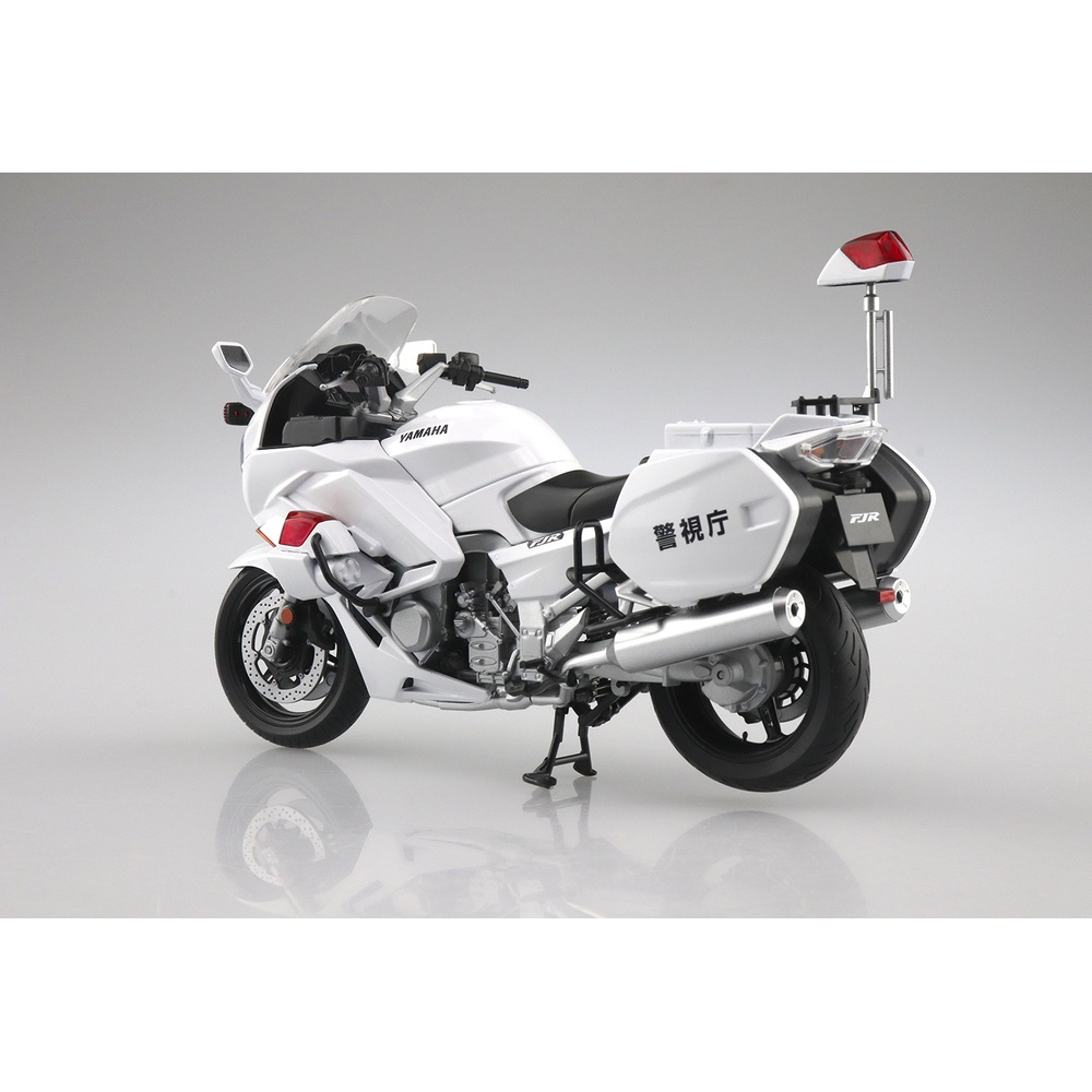 Aoshima: 1/12 Scale Yamaha FJR1300P Police Die-Cast Motorcycle