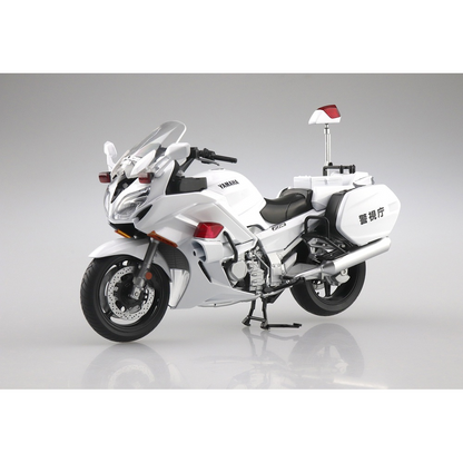 Aoshima: 1/12 Scale Yamaha FJR1300P Police Die-Cast Motorcycle