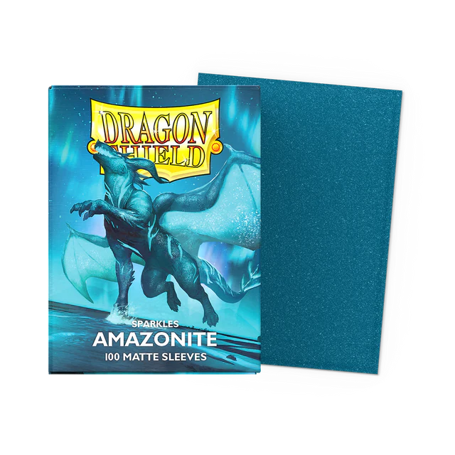 Dragon Shield card sleeves with a blue dragon illustration on a white background