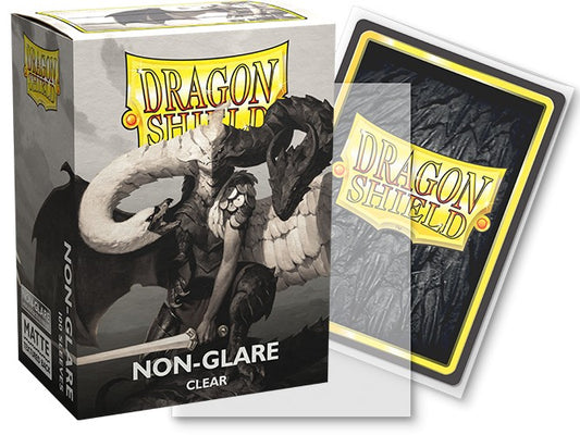 Dragon Shield: Bustine Standard da 100 pz - Trasparente (Opache Antiriflesso)