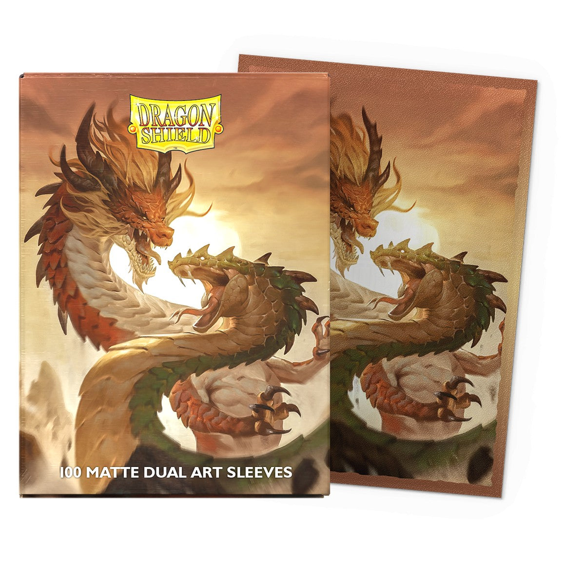 Dragon Shield: Standard Size 100ct Art Sleeves - Wood Snake 2025 (Dual Matte)
