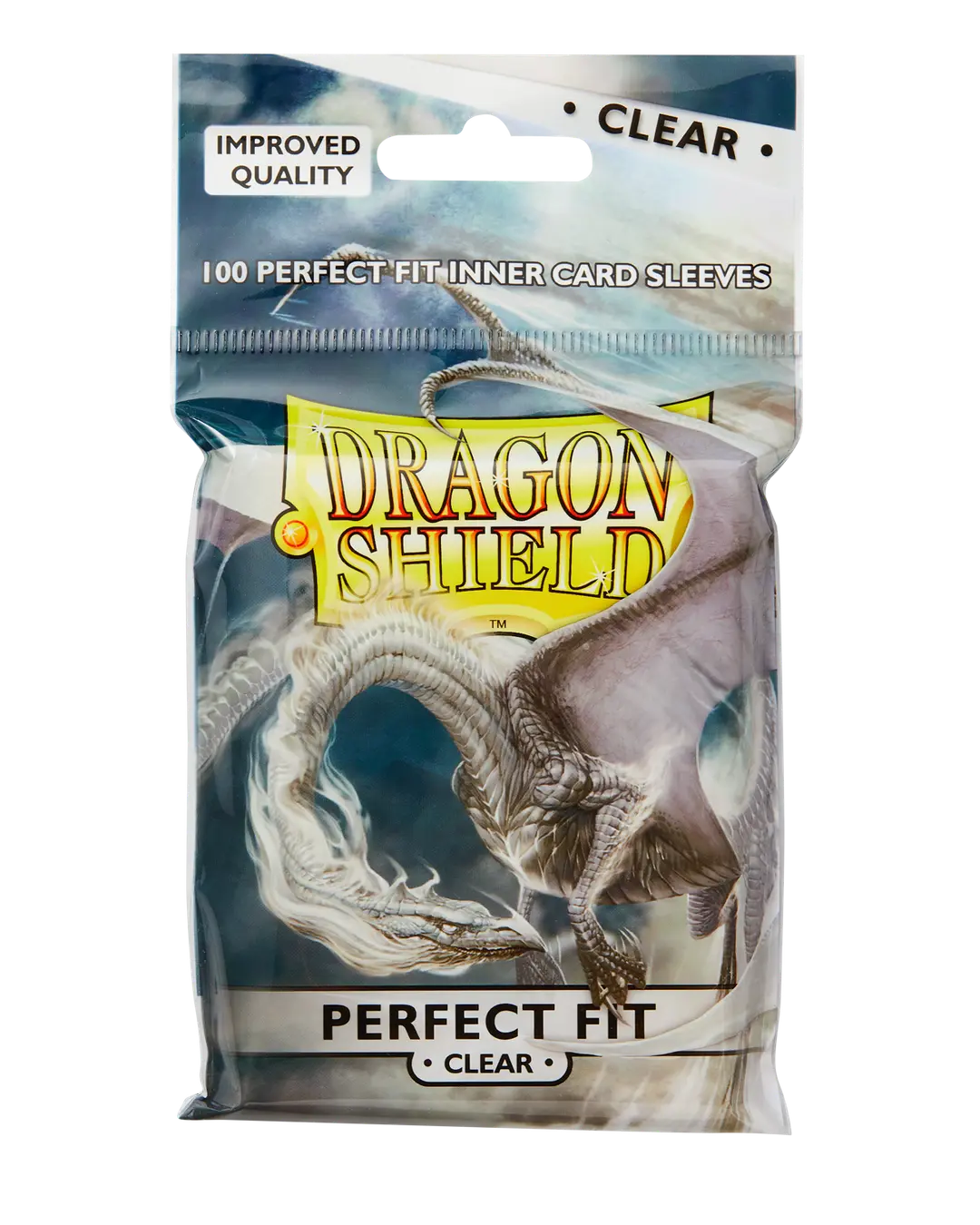 Dragon Shield: Standard Size 100ct Inner Sleeves - Perfect Fit (Clear 'Sanctus')
