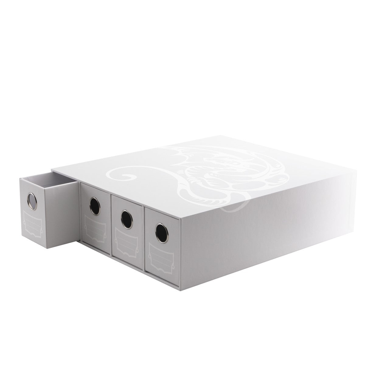 Dragon Shield Storage: Fortress Card Drawers Horizonal 4 - White

