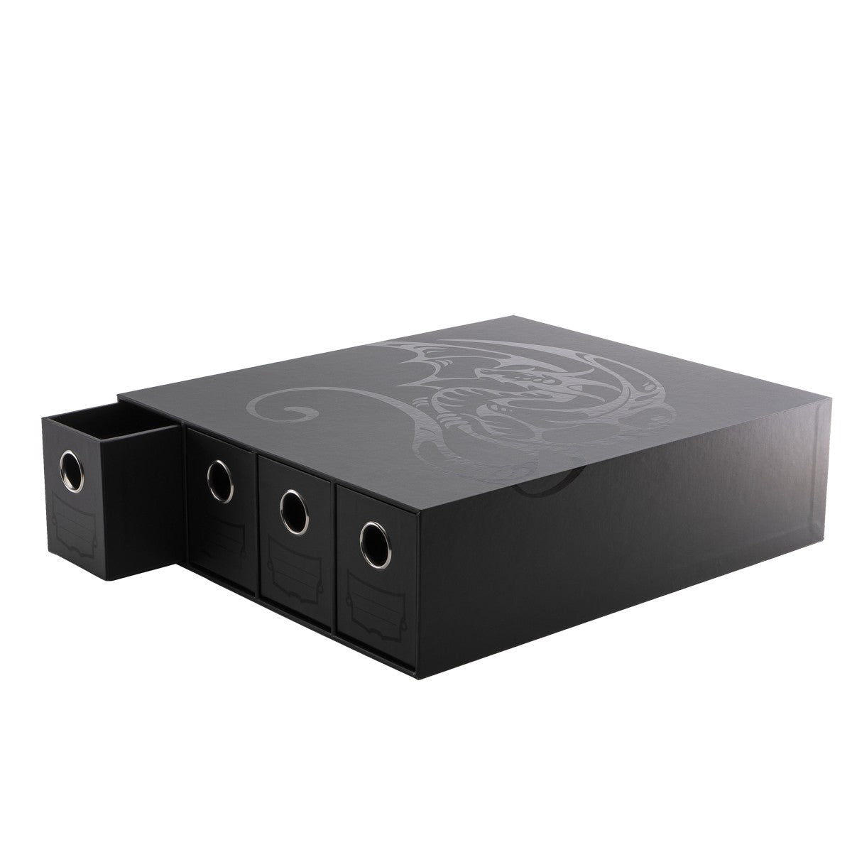 Dragon Shield Storage: Fortress Card Drawers Horizonal 4 - Black