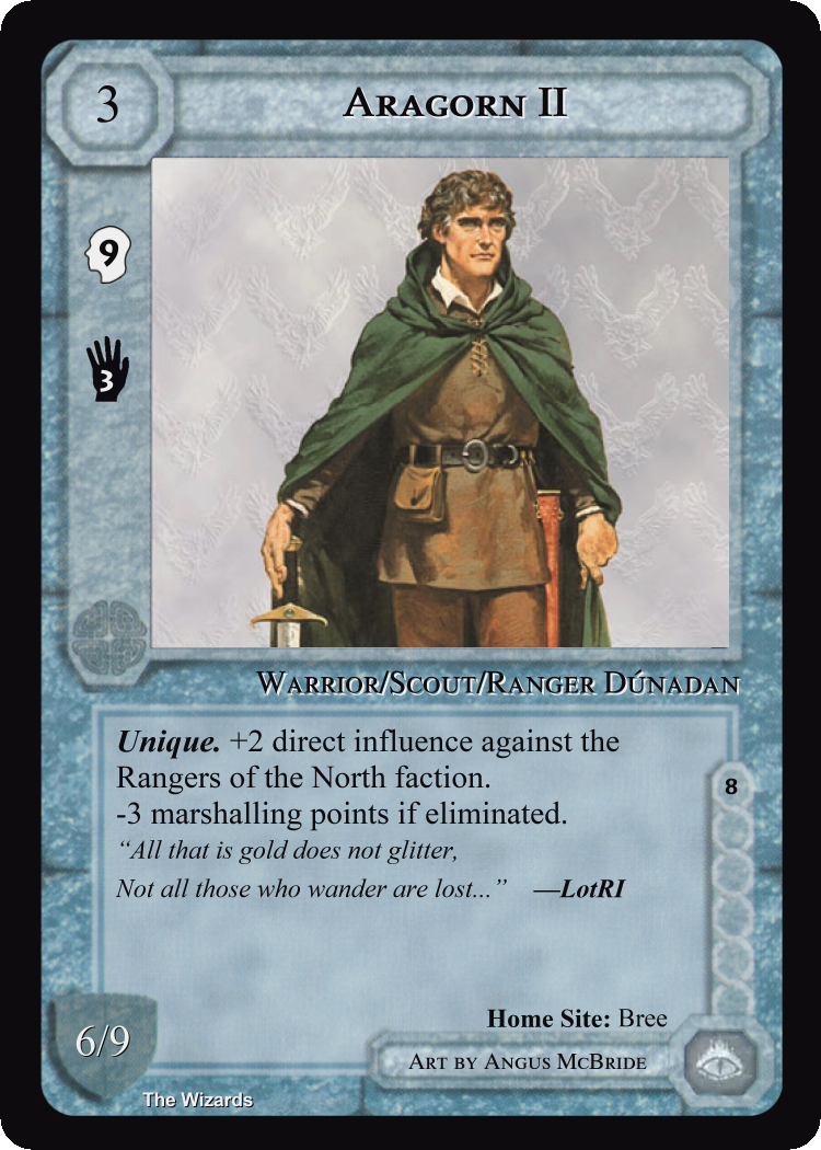 Aragorn II - METW - Limited - Middle Earth CCG / TCG