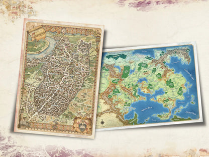 Beadle & Grimm's: D&D Dungeon Master's Guide: Premium Map Collection
