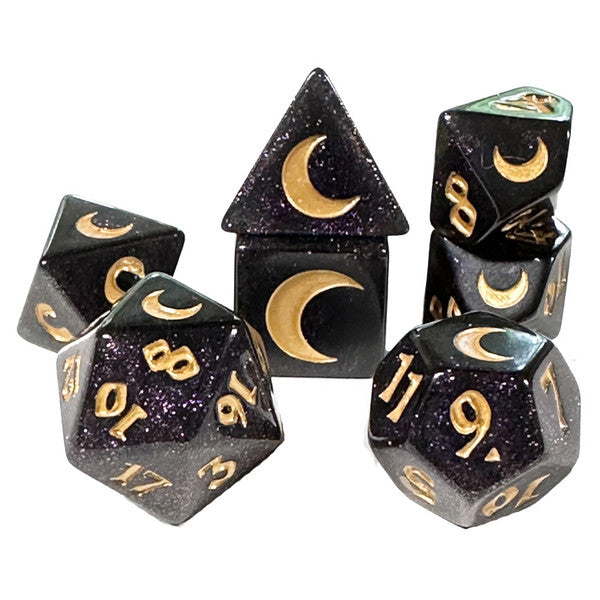 7 Piece Set Lunatails Polyhedral Dice Set
