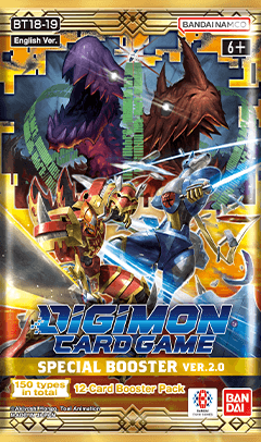 DIGIMON CARD GAME: SPECIAL BOOSTER VERSION 2 (BT18-19) Booster Pack